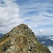 Auf dem Gipfelgrat zwischen Südgipfel und Hauptgipfel.