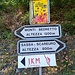 <b>Al primo bivio, un cartello indica che alla destra si prosegue per i monti Sassa e Scareuro (800 m), a sinistra per i Monti Bedretto (1200 m). Proseguo ovviamente a sinistra, toccando i Monti Sirt, La Pramü e Biancaresc (996 m).</b>
