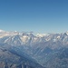 Blick zu Mont Blanc und Grand Jorasses