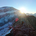 verso la cupola di neve di q. 3907 m