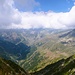 Cime del Rosa tra le nuvole
