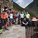 Foto di gruppo al rifugio