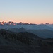 Sonnenaufgang am Mont Blanc-Massiv