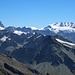 Blick zu Matterhorn und Monte Rosa