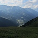Blick hinunter zur Praxmarer Sommerfrische