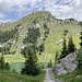 unser Gipfelziel überm Hinderstockesee