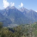 Panorama verso Saint Marcel e Alpi Graie ( Emilius ecc eccetera).