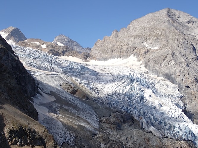 Rosenlauigletscher. Fotos