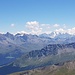 Die d'Err-Gruppe links, im Hintergrund die Berninagruppe