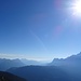 Oben am Joch hat man dann eine schön Aussicht in die Ammergauer Alpen