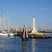 Imbarcati, usciamo dal porto turistico di Chioggia.