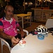 Sosta gelato in un bar di Arconate.