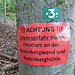 An der Bodenberghöhle gab's einen Felssturz