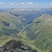 Gipfel: Blick hinunter zur Konstanzer Hütte