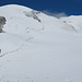 Auch auf dem Breithornpass öffnen sich dieses Jahr die Gletscherspalten! Ein Solist stürzte ein paar wenige Tage vor uns 25 Meter in die Tiefe.