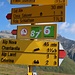 Début du chemin national No. 6 à Corviglia