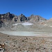 Vadret d'Agnel avec son lac glaciaire