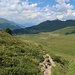 A la fin de la descente vers l'Alp Flix