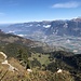 Ausblick übers untere Rhonetal zum Genfersee