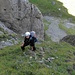 Steiles Gelände im Aufstieg zur Hundsteinschlucht