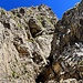 il primo canalino da salire ( 2°)