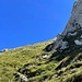 pendio erboso verso la forcella...
