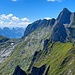 la catena del Churfirsten a sx e l'Altmann in primo piano