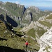 Einfacher Schlussaufstieg zum Hauptgipfel der Widderalpstöck