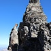 Abseilen durch den Riss-Kamin