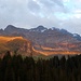 Büttlassa und Gspaltenhorn im Abendlicht