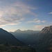 Der Morgen erwacht an der Kaunergrathütte