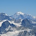 Mont Blanc und Grand Combin im Zoom