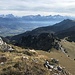 auf dem Col d'Outanne werden wir später (nach links) abdrehen;
im Hintergrund das gestern erreichte Gipfelziel