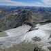 Vom Gipfel gegen Osten mit den schwindenden Gletschern