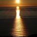 Die Sonne nähert sich dem Horizont