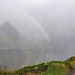 Regenbogen aus der Vogelperspektive