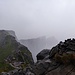 Rückblick vom Ostgipfel, ziemlich garstig