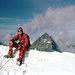 Karl am Gipfelgrat des Wiesbachhorns, hinten Hoher Tenn
c Brandy