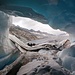 Blick aus der Eishöhle