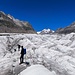 Rückweg durch eine fantastische Gletscherlandschaft