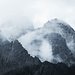 Nebelfetzen und Allgäuer Berge