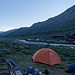 Start zur langen Tour auf den Glittertind vom Campingareal der Fjellstation Spiterstulen.