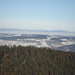 über dem Mitteland dicker Nebel, im Hintergrund der Jura (v.L.n.R. Grenchenberge, Stallflueh, Hasenmatt (höchster Grat), Weissenstein, Balmfluehchöpfli, Balmberg