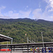 Bahnhof Interlaken. Da geht es hinauf, wer es gemütlich mag kann auch die Standseilbahn nehmen.