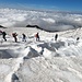 il tormentato ghiacciaio del Lys sotto i 3900 m