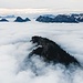 Am nächsten Morgen dann die geniale Überraschung! wir schauen gerade so aus dem Nebelmeer heraus. Yeaha [Drohne]