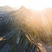 Sonnenuntergang am Pizzo Cavregasco. Tolle, einsame Berge hier