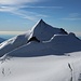 Blick zum Allalinhorn - von hier würde man nicht meinen, dass es so einfach zu besteigen ist.