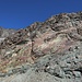 Buntes Gestein am Rotgrat