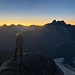 Sonnenaufgang hinter dem Wetterhorn